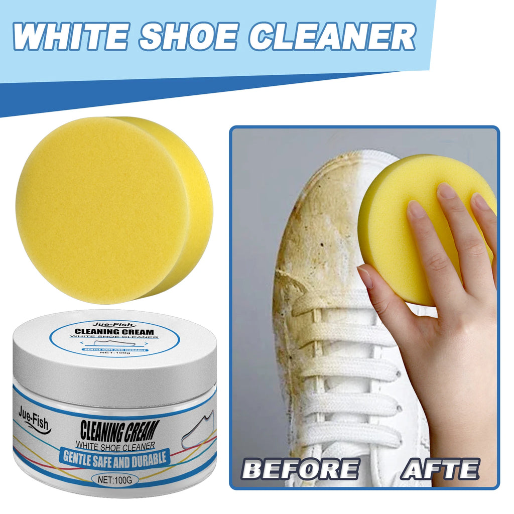Shoe Whitening Cleaning Balm Deeply Cleanses Dirt Removes Yellowing Prevents Shoe Upper Cracking Suitable For All Kinds Of Shoes