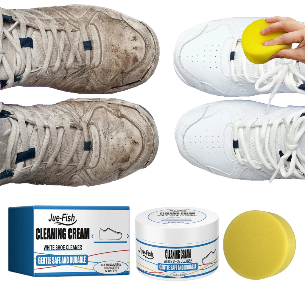 Shoe Whitening Cleaning Balm Deeply Cleanses Dirt Removes Yellowing Prevents Shoe Upper Cracking Suitable For All Kinds Of Shoes
