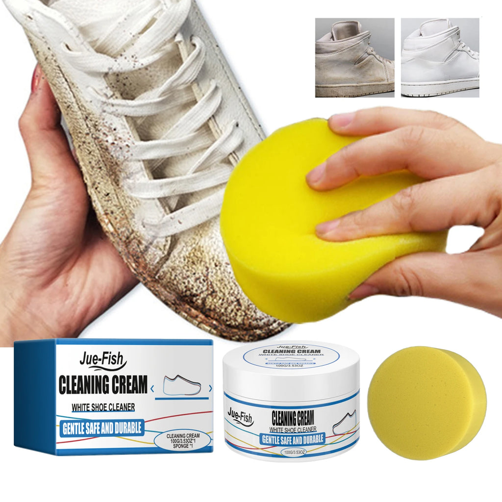 Shoe Whitening Cleaning Balm Deeply Cleanses Dirt Removes Yellowing Prevents Shoe Upper Cracking Suitable For All Kinds Of Shoes